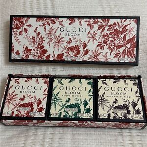 NIB GUCCI BLOOM PERFUME SOAP GIFT SET